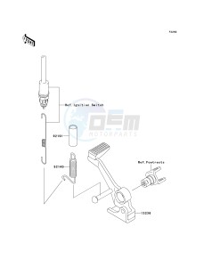 ZR 750 K [Z750S] (K1) K1 drawing BRAKE PEDAL_TORQUE LINK