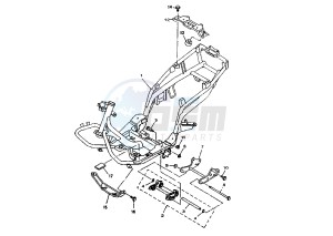 YP MAJESTY 150 drawing FRAME