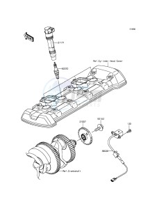 VERSYS 1000 KLZ1000BFF FR GB XX (EU ME A(FRICA) drawing Ignition System