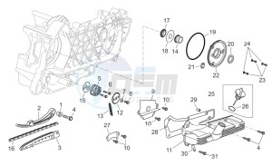 Scarabeo 125-200 e3 (eng. piaggio) drawing Oil pump