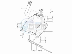 SR Motard 125 4t e3 drawing Fuel Tank