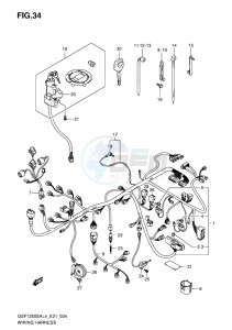 GSF-1250S ABS BANDIT EU drawing WIRING HARNESS