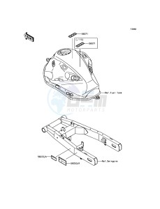 Z800 ABS ZR800BGF FR GB XX (EU ME A(FRICA) drawing Labels