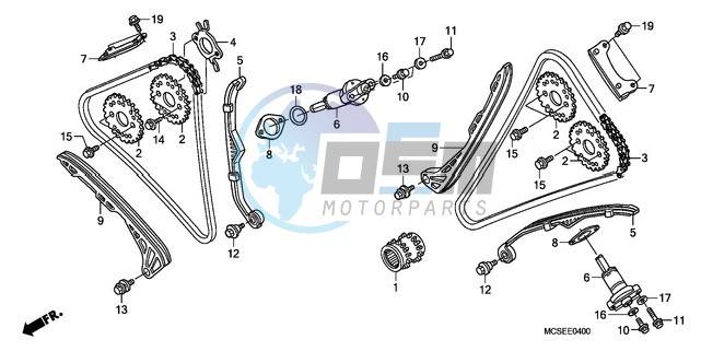 CAM CHAIN/TENSIONER