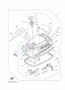 90AETOL drawing TOP-COWLING