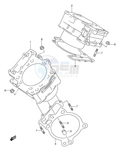 TL1000R (E2) drawing CYLINDER