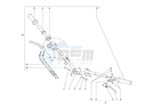 S 125 4T 2V E3 Taiwan drawing Handlebars - Master cil