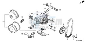 VT750C2BE Shadow - VT750C2B-E UK - (E) drawing OIL PUMP