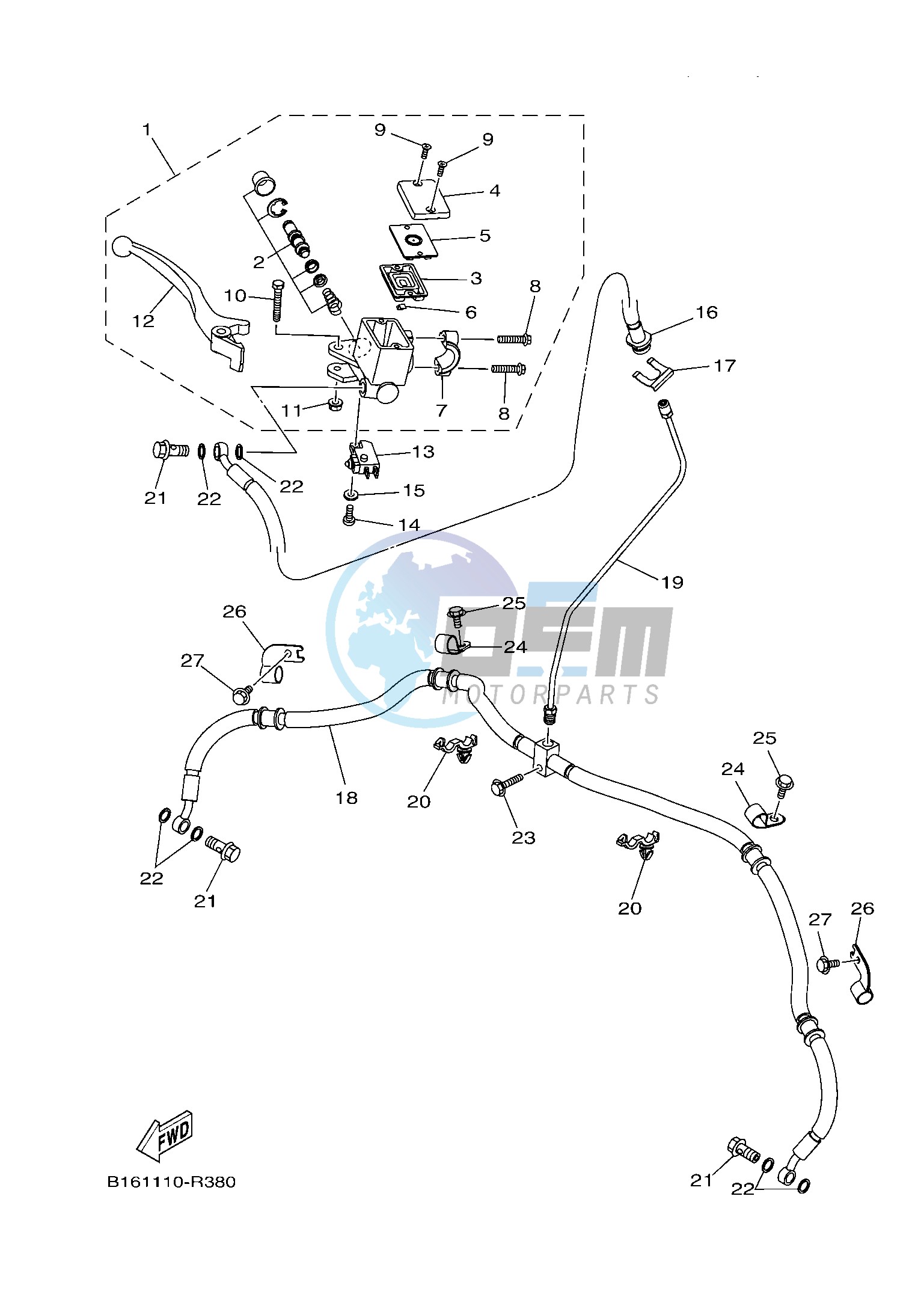 FRONT MASTER CYLINDER