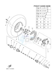 YFM550FWAD YFM550PHF GRIZZLY 550 EPS HUNTER (2LBC) drawing FRONT WHEEL 2