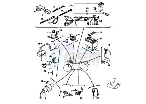 TZR 50 drawing ELECTRICAL DEVICES