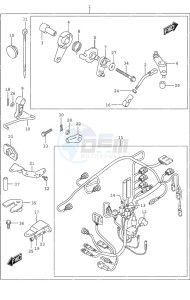 DF 25A drawing Opt: Remote Control Parts