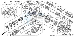 TRX420FPMA U / PS 4WD drawing REAR FINAL GEAR