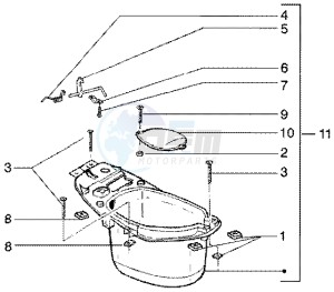 Runner 50 Poggiali drawing Case - Helmet