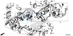 TRX420FE1E TRX420 Europe Direct - (ED) drawing WIRE HARNESS