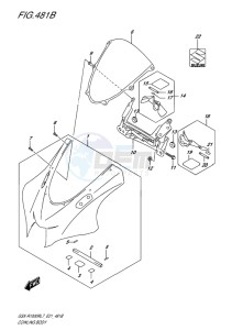 GSX-R1000R EU drawing COWLING BODY (SPECIAL EDITION)