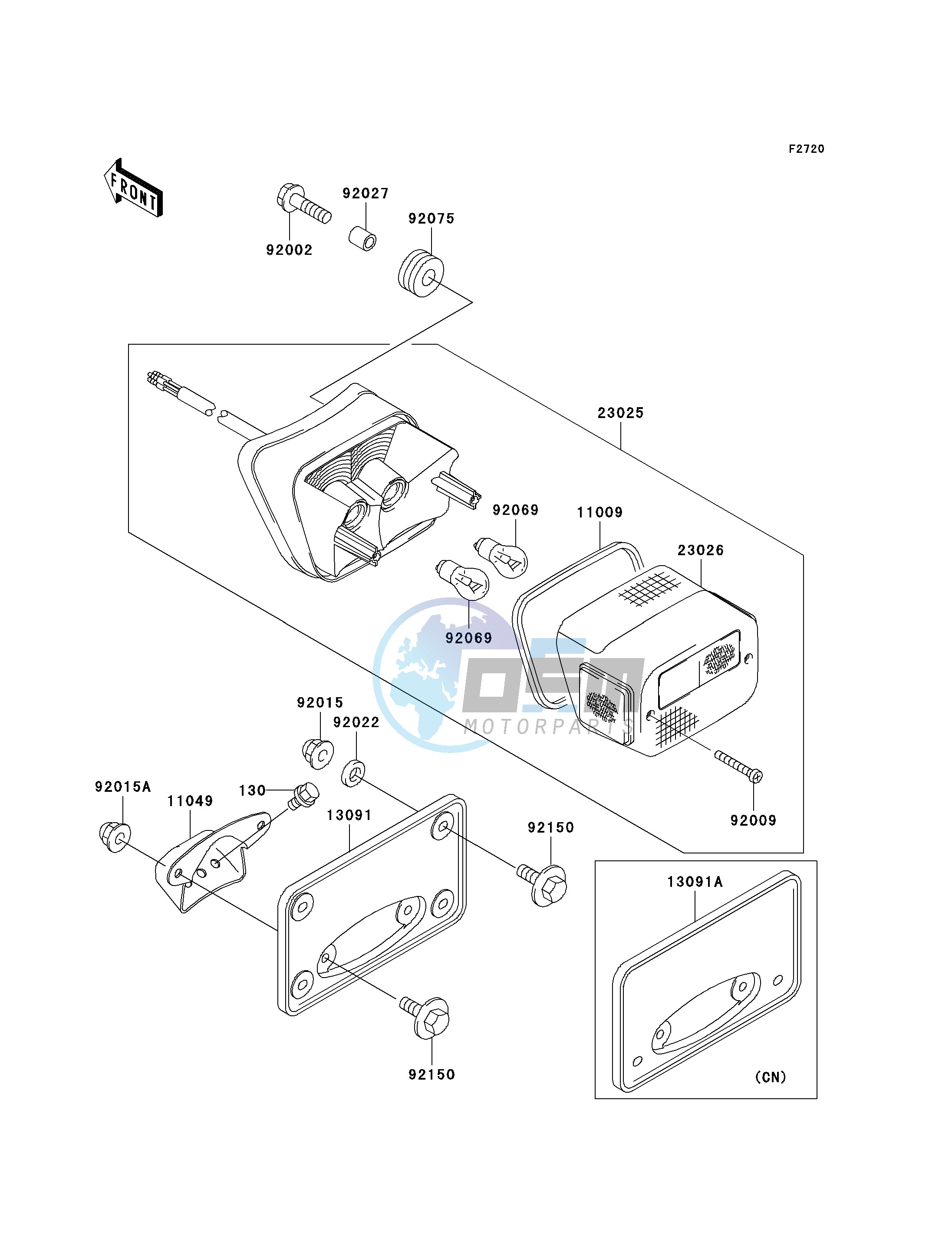 TAILLIGHT-- S- -