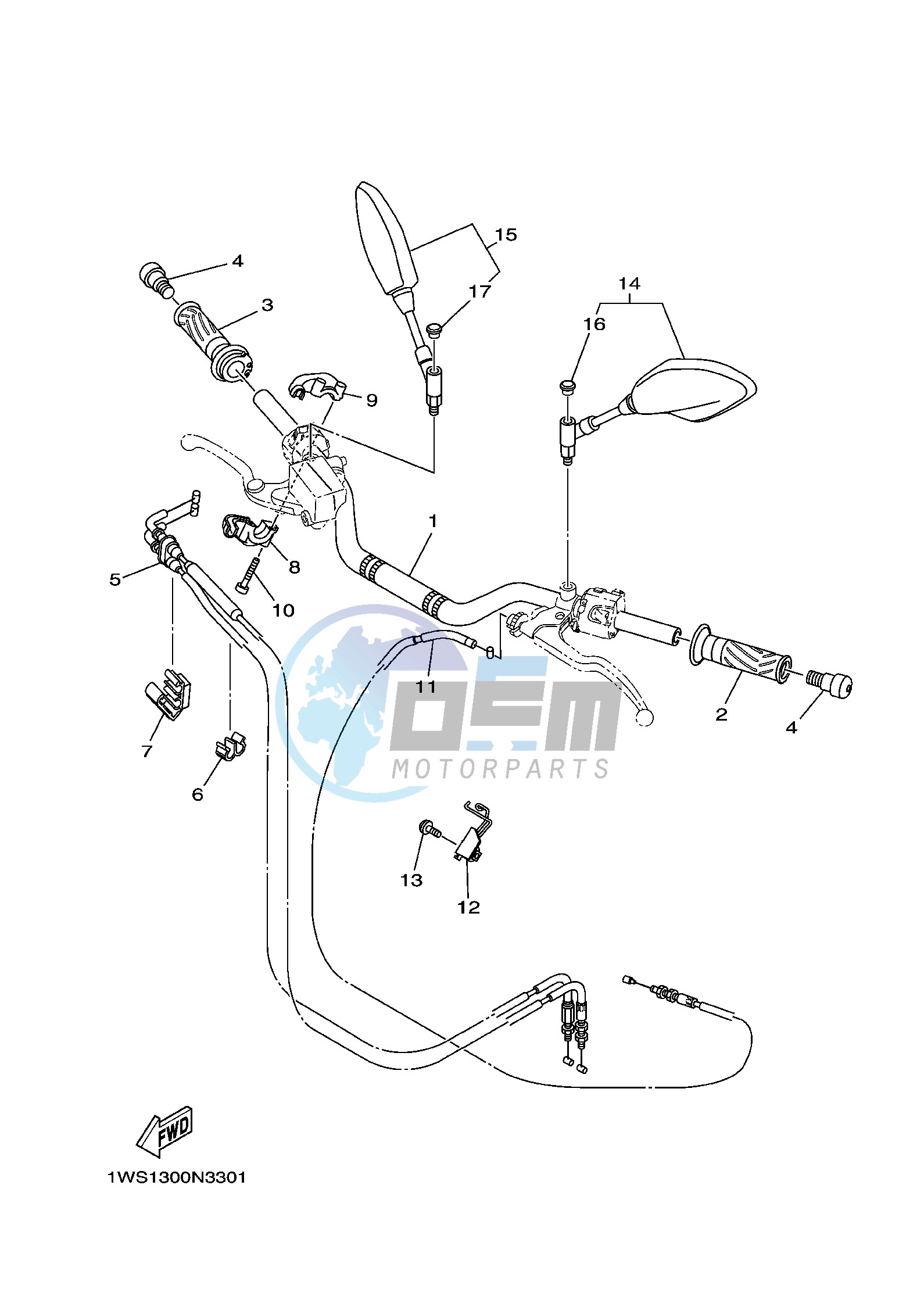 STEERING HANDLE & CABLE