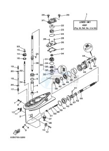 40VEOL drawing LOWER-CASING-x-DRIVE-1