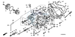 TRX420FAA Europe Direct - (ED) drawing FRONT CRANKCASE COVER