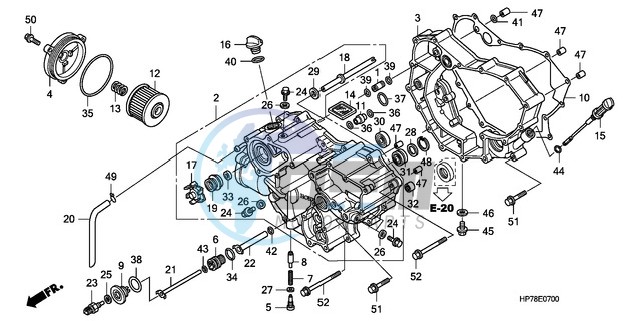 FRONT CRANKCASE COVER