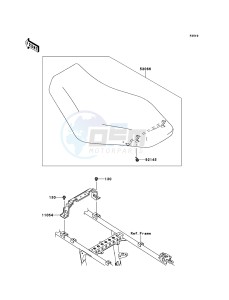 KVF750_4X4_EPS KVF750GCF EU GB drawing Seat