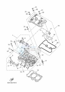 XTZ690D-B TENERE 700 (BW35) drawing CYLINDER HEAD