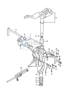 DT 75 drawing Swivel Bracket (1996 to 1997)