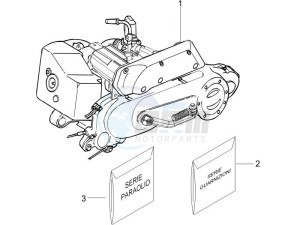 Stalker 50 Special Edition drawing Engine assembly