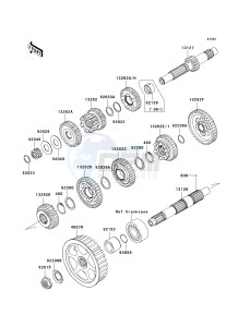 VN 900 C [VULCAN 900 CUSTOM] (7F-9FA) C8F drawing TRANSMISSION