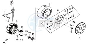 GTS 125I ABS-SNS EURO4 L7 drawing MAGNETO / FLYWHEEL