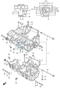 GSX750 (E4) drawing CRANKCASE