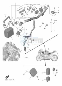 YZF690-U YZF-R7 (BJT1) drawing ELECTRICAL 1