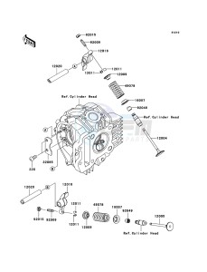 KLX110 KLX110A9F EU drawing Valve(s)