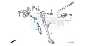 CB1000RAA E / ABS MPH drawing STAND