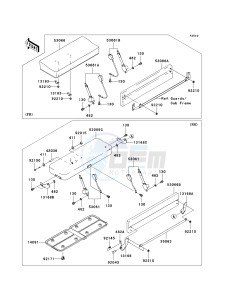 KAF 620 J [MULE 3010 TRANS4X4] (J6J-J8F) J6F drawing SEAT-- J6F- -