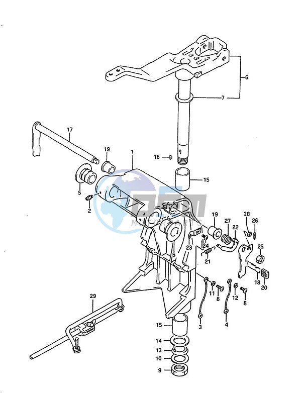 Swivel Bracket (1996 to 2000)