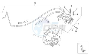 Pegaso 650 Carb drawing Rear master brake cylinder