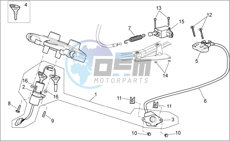 Lock hardware kit