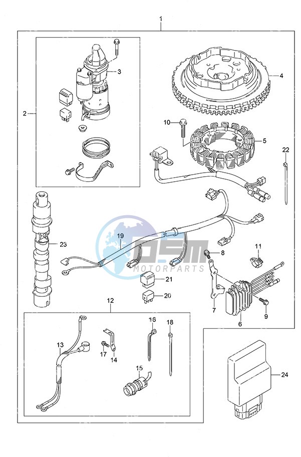 Starting Motor Manual Starter