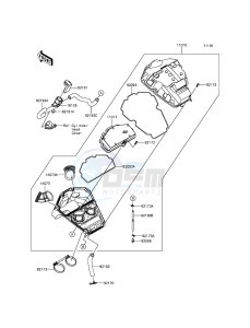 VERSYS 650 KLE650EGF XX (EU ME A(FRICA) drawing Air Cleaner