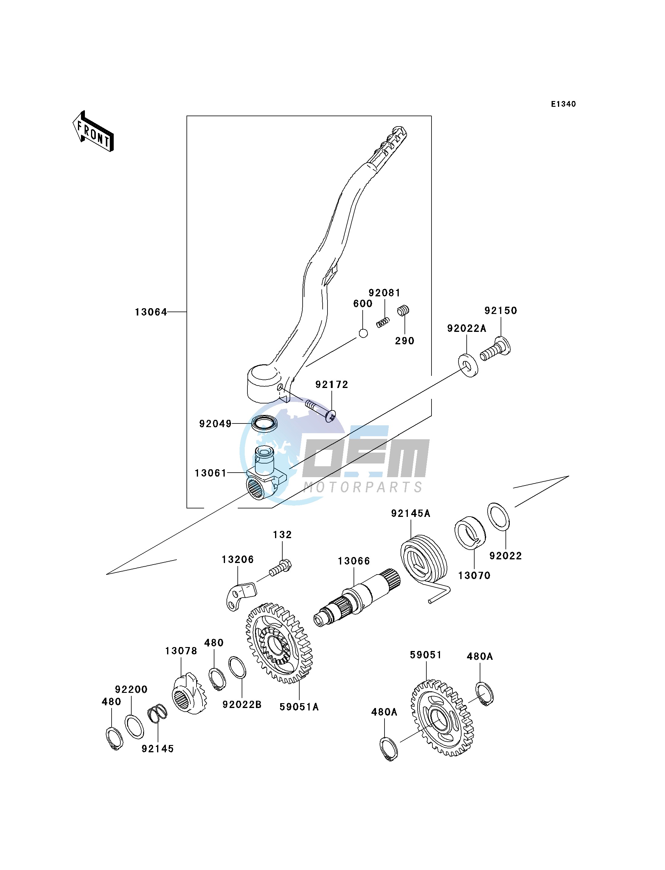 KICKSTARTER MECHANISM