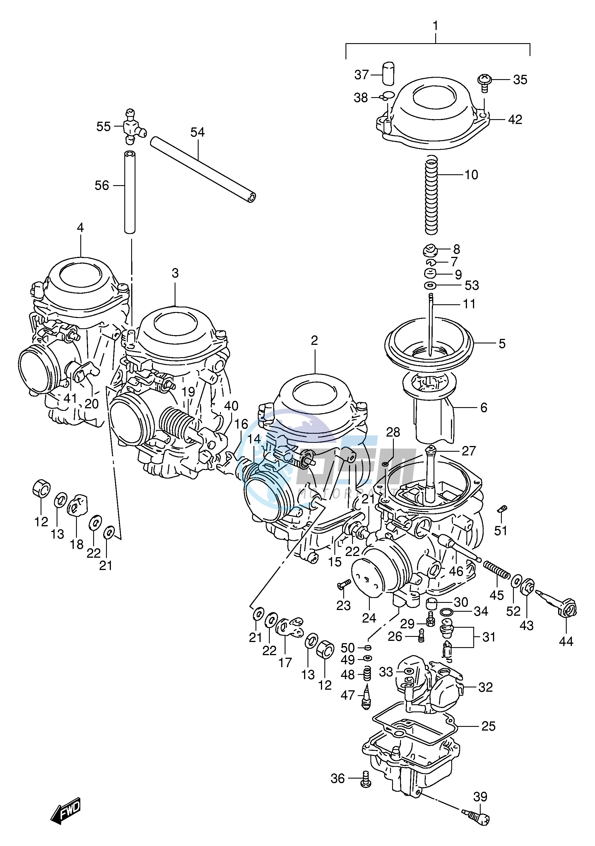 CARBURETOR (MODEL P R)