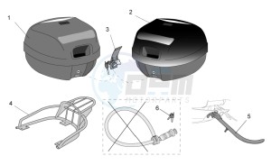 Mojito custom 50 2t (eng. aprilia) drawing Acc. - Top/cases-Various