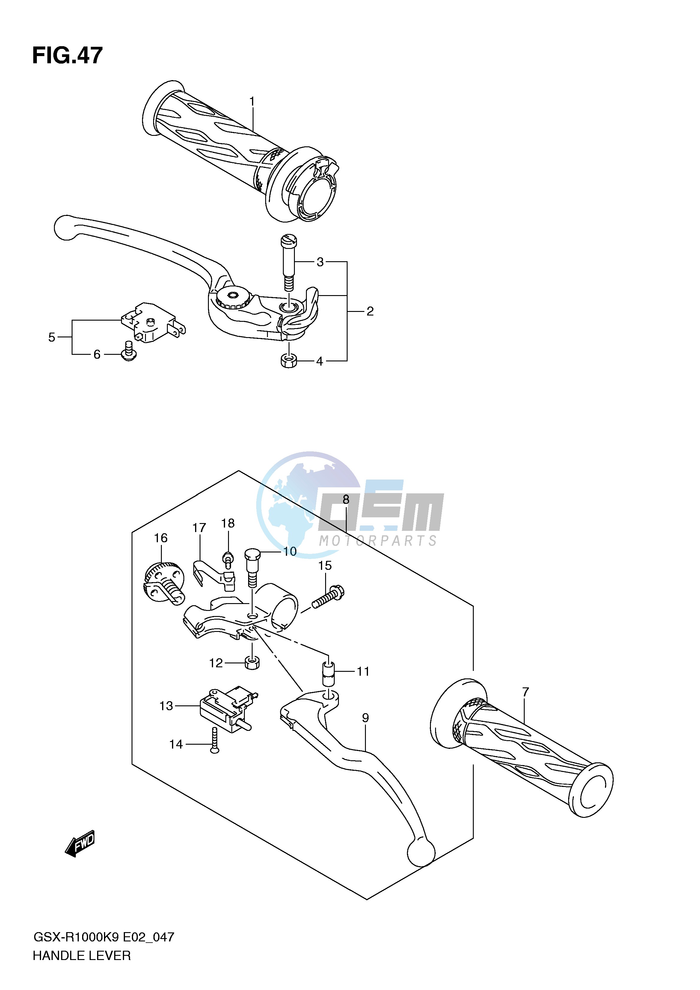 HANDLE LEVER