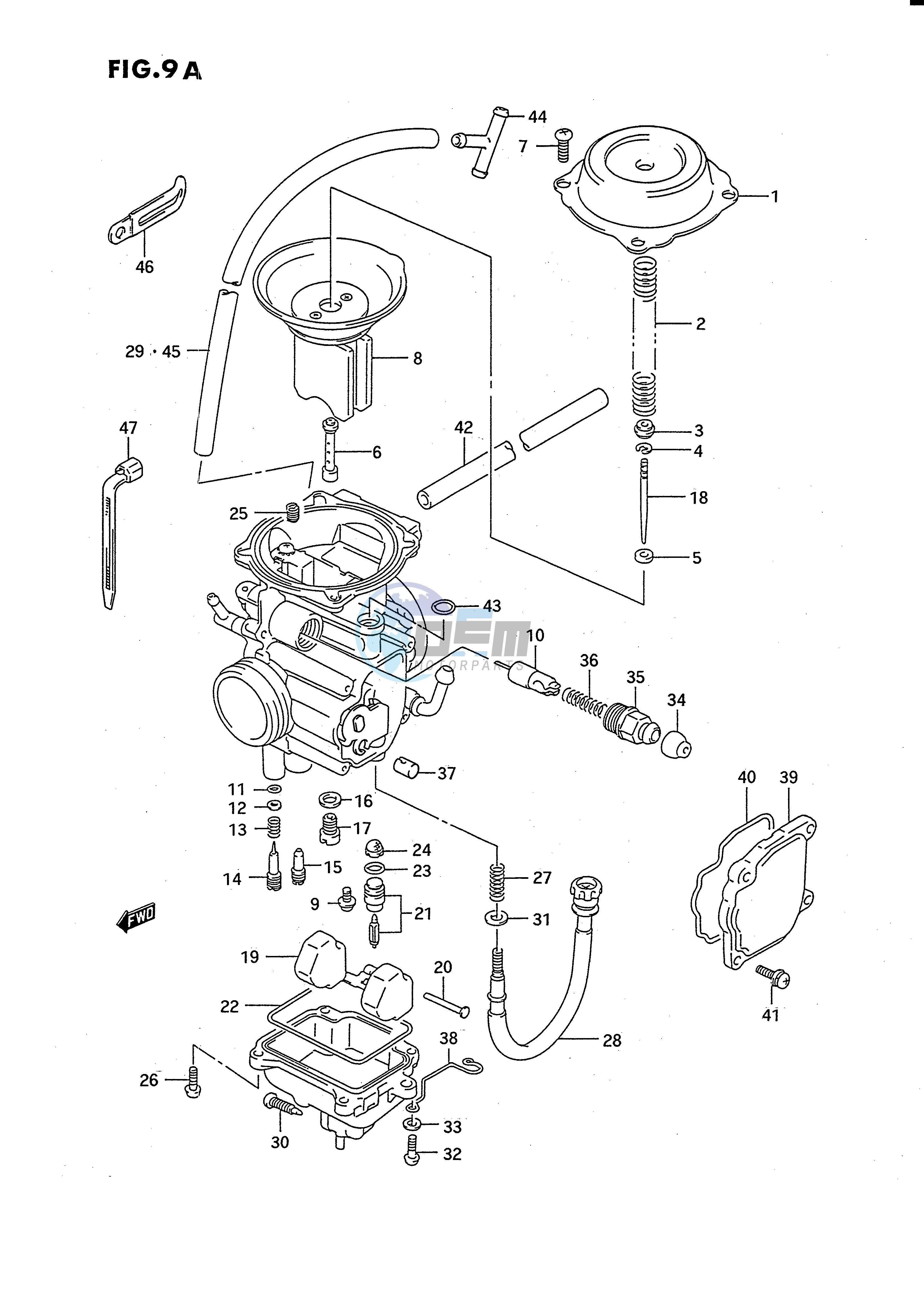 CARBURETOR (MODEL L M N P R S T)