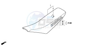 CRF80F 100 drawing SEAT