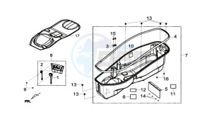 JOYMAX 125I ABS drawing HELMET BOX