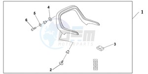 GL18009 Europe Direct - (ED) drawing SPOILER ACCENT TR