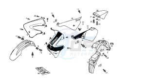 SENDA R X-TREM - 50 CC VTHSR1D1A EU2 drawing BODY